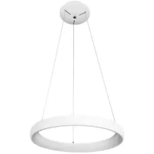 Italux Lighting - Italux Alessia - Modern LED Hanging Pendant White, Warm White 3000K 2200lm