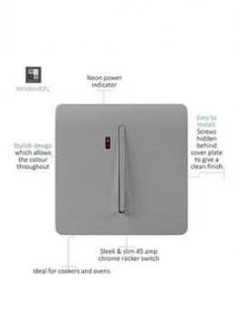 Trendiswitch 45A Switch With Neon Light Grey