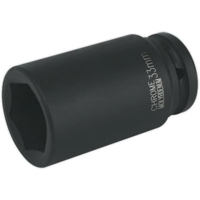 Loops 33mm Forged Deep Impact Socket - 3/4" Sq Drive - Chromoly Wrench Socket Multi