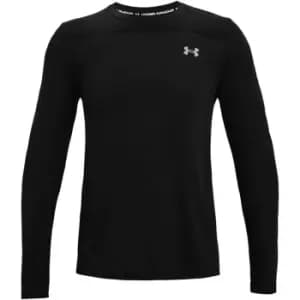 Under Armour Armour Seamless Long Sleeve T Shirt Mens - Black
