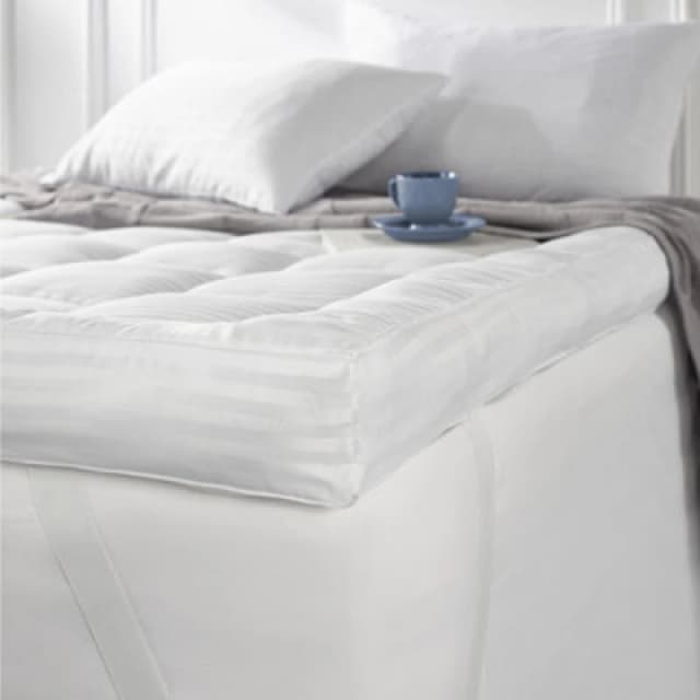 Snuggledown Luxurious Hotel 10cm Mattress Topper - White White Double