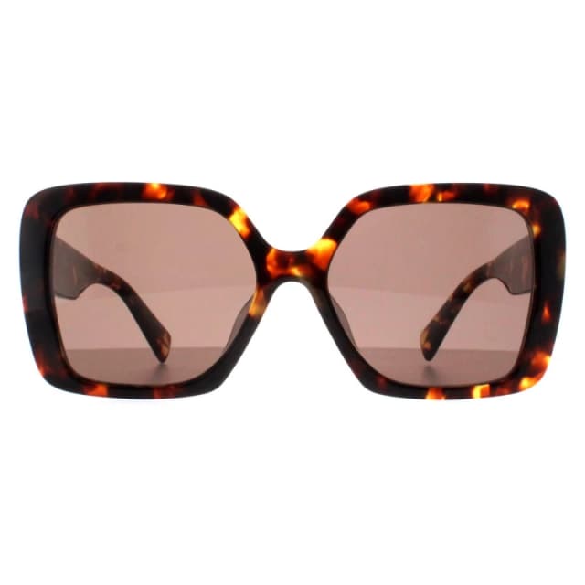 Miu Miu Miu Miu Women Square Honey Havana Dark Brown MU10YS Brown One Size Female 8056262087312