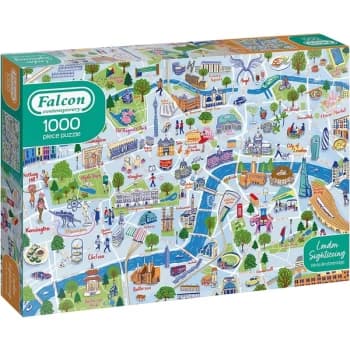 Falcon Contemporary London Sightseeing Jigsaw - 1000 Piece