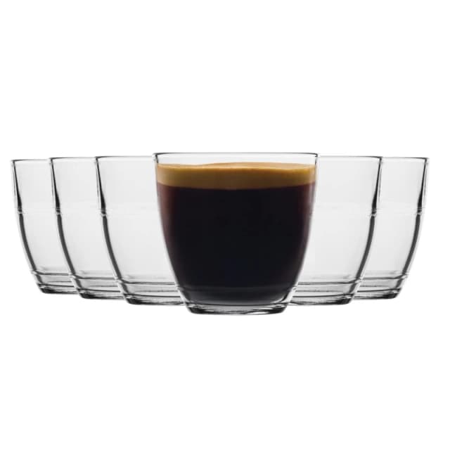 Duralex Gigogne Glass Tumblers - 220ml - Pack of 12 Clear